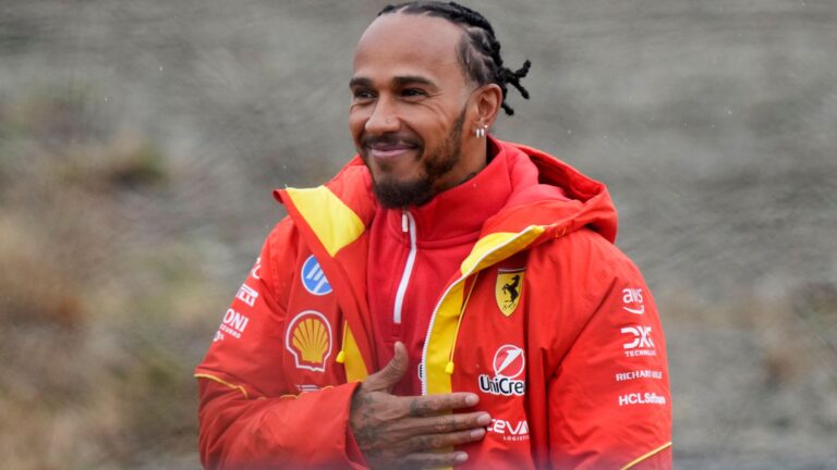 Lewis Hamilton, Ferrari, Formula 1, F1, Racing, Motorsport, Smile, Happy, Red Jacket, Sports